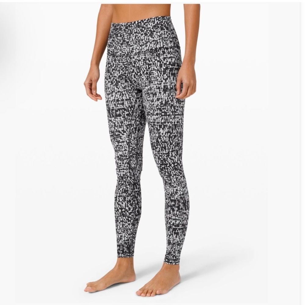 Lululemon Athletica Monochrome Patterned Leggings
